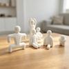 1/5/10/21 stk Fargeendrende DIY Morsomme 3D-printede Leker Skjult i Full Kroppsstilling Figurinen Av En Liten Persons Kropp