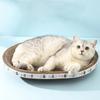 Corrugated Cat Scratcher Cat Scrapers Round Oval Grinding Claw Toys for Cats Wear-Resistant Cat Bed Nest Cat Accessories