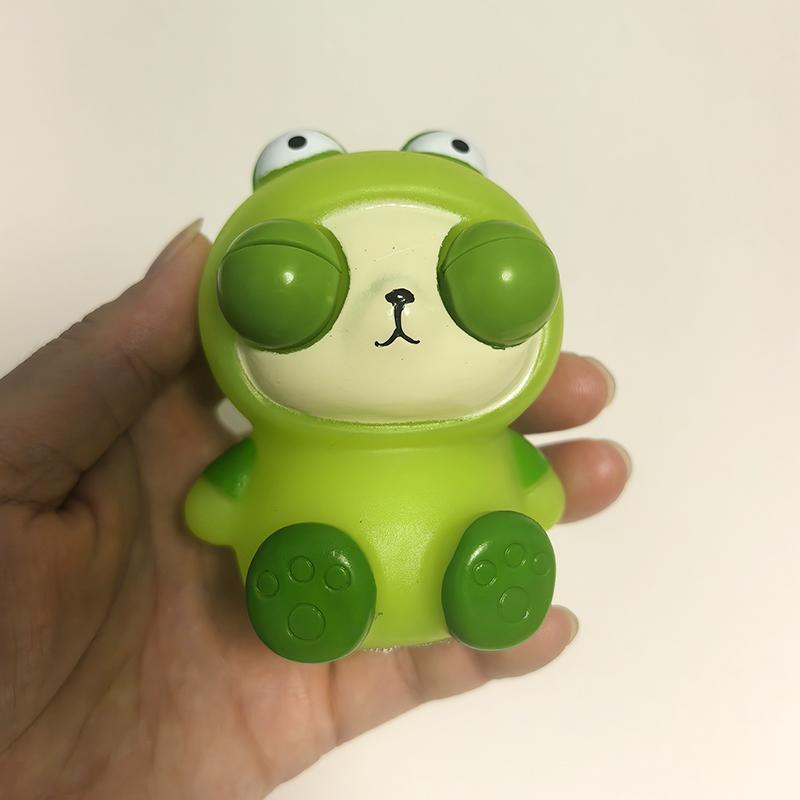 Creative Funny Eyeball Burst Squeeze Toy Green Eye Caterpillar Pinch Toys Adult Stress Relief Fidget Toy