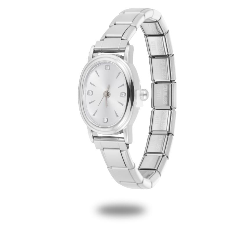 Vintage Luxury High Quality Women's Men's Stainless Steel Windmill Shaped Watch Bracelet For Friend Birthday DIY Jewelry Gifts
