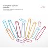 12Pcs 6 Sizes Colorful Aluminium Mark Large Pin Stitch Holders Set For Knitting Crocheting Yarn Markers