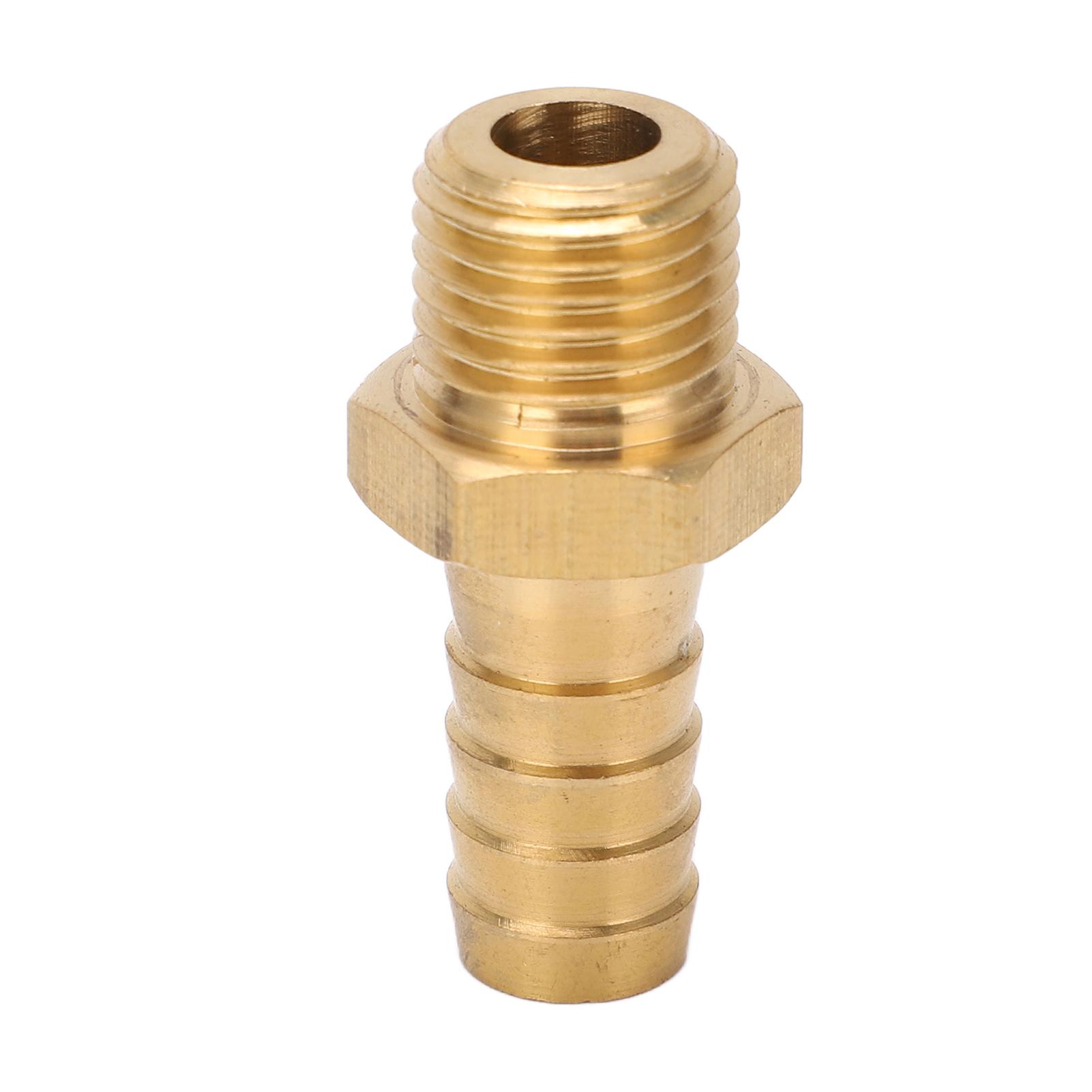 

Brass Barbed Connector Straight Hose Joiner Fitting for Air Fuel Pipe Gas Tubing 7 16in M14x1.5