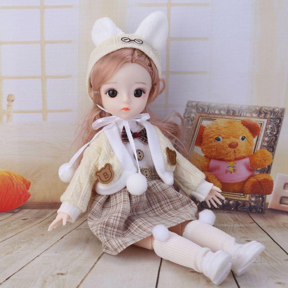Changing Clothes 30cm Doll Uniform Casual Wear BJD Doll Outfit 1/6 Dolls Clothes DIY Toys