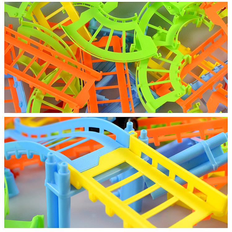 Children's Electric Double-Layer High-Speed Track Car - Versatile Educational Toy