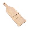 Plantain Press Wooden Masher Manual Food Crusher Rustic Potato Ricer for Homemade Meal Preparation