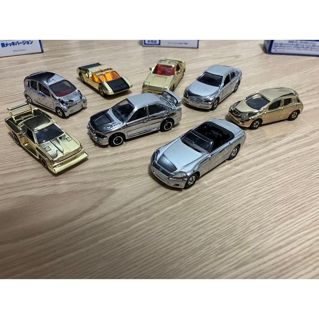 Used ! Prices are being reduced! [Limited, not for sale Tomica] Tomica plated version 8 units set, not for sale