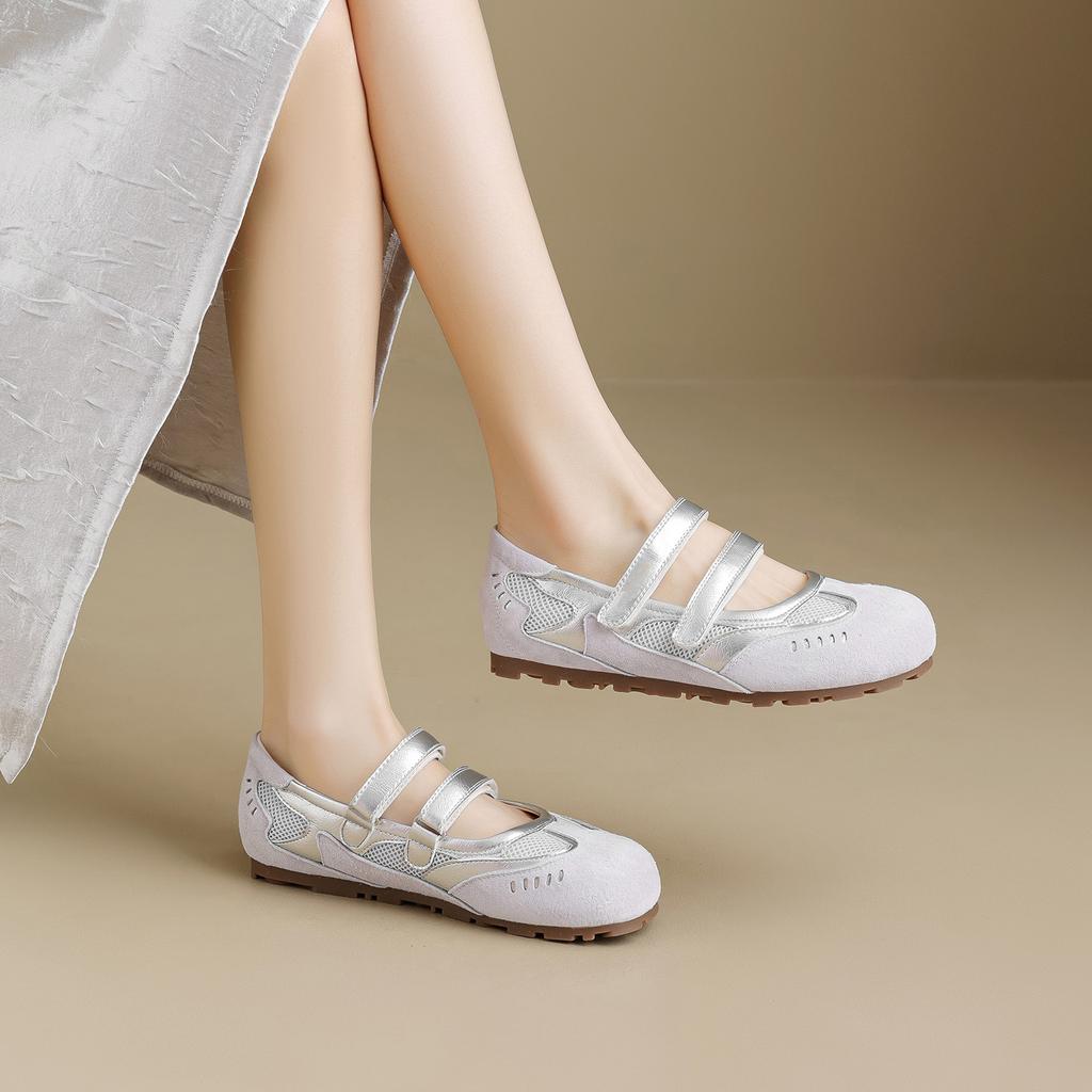 Flat Bottomed Mary Jane Shoes for Women, Spring/summer 2026 New Versatile Shallow Mouth Single Shoes with Skirts, Casual Women's Shoes, Comfortable