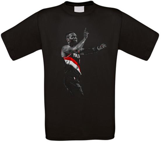 Damian Lillard Pallacanestro Portland T-Shirt XXXL