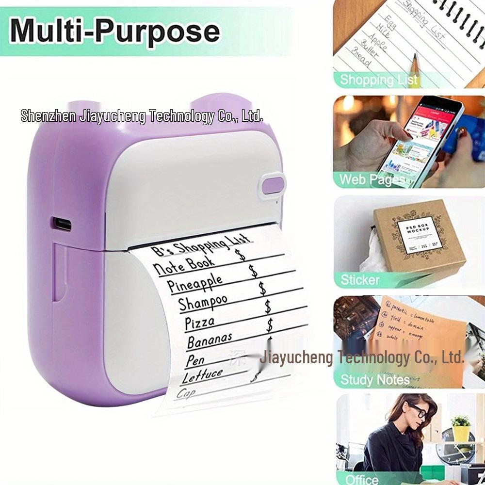 Portable Mini Thermal Photo & Label Printer for Students