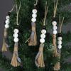 Snowman Wooden Beads Christmas Theme Colorful Wooden Beads Wooden Beads String DIY Accessories