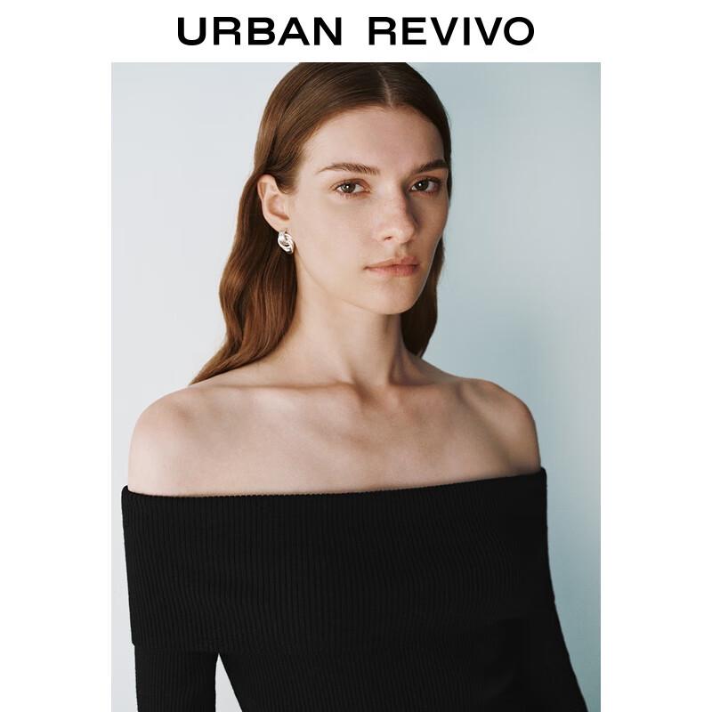 UR Women's Simple Off-Shoulder Knit Top