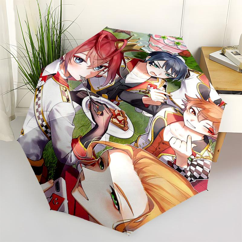 

1pc Outdoor Umbrella with Anime Characters | Automatic Opening/Closing | Portable 3-Fold Design | 8-Rib Iron Frame | Perfect Gift for Fans, Travelers,