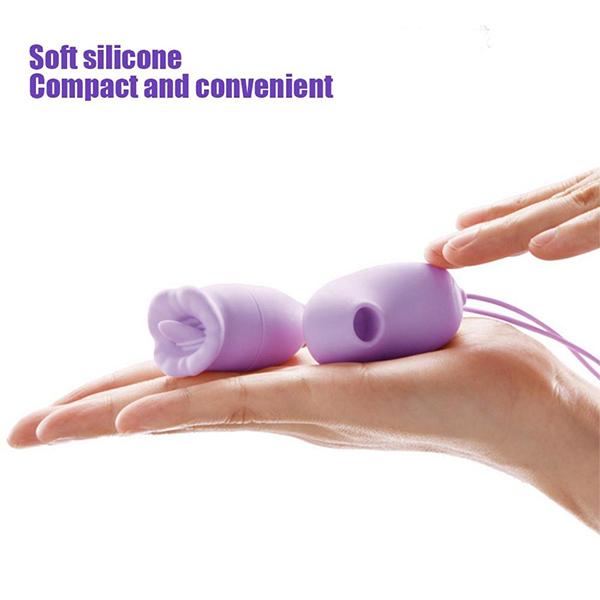 Tongue Licking Suction Vibrators Sucking Licking Clit Sex Toys USB G-spot Vagina Stimulator Adult Vibrating Sex Toys 2 In 1 Vibrators