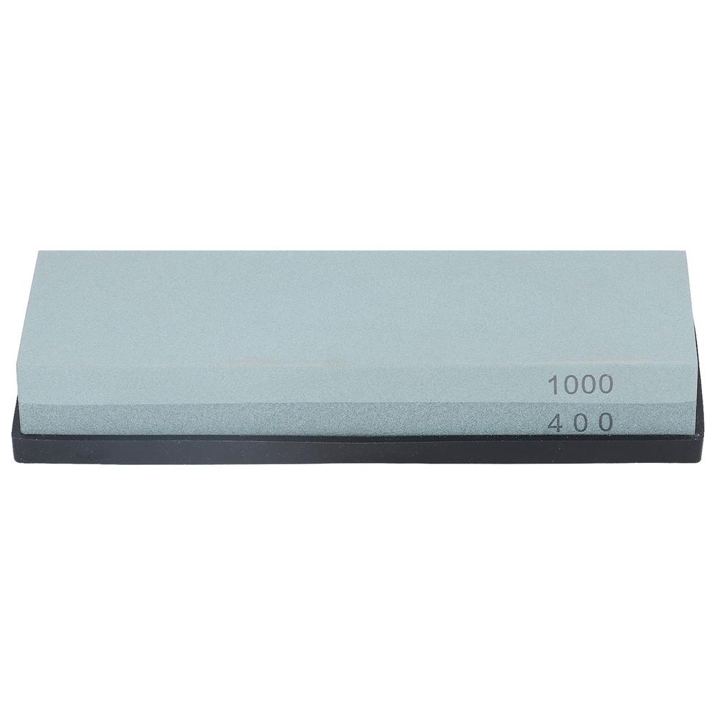 400 1000 Grit Sharpening Stone Dual Sided Finishing Whetstone Kit with Non Slip Rubber Pad