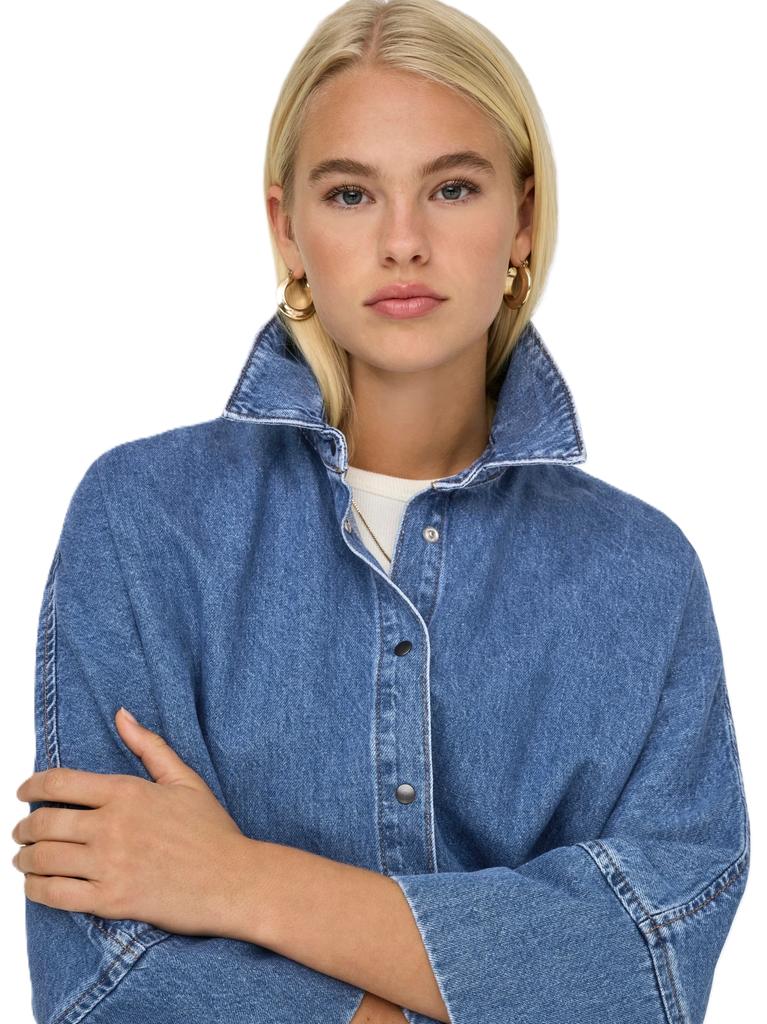 Only - Women' Denim Shirt - Onlgrace 3/4 Dnm Shirt Cro Noos 15332126