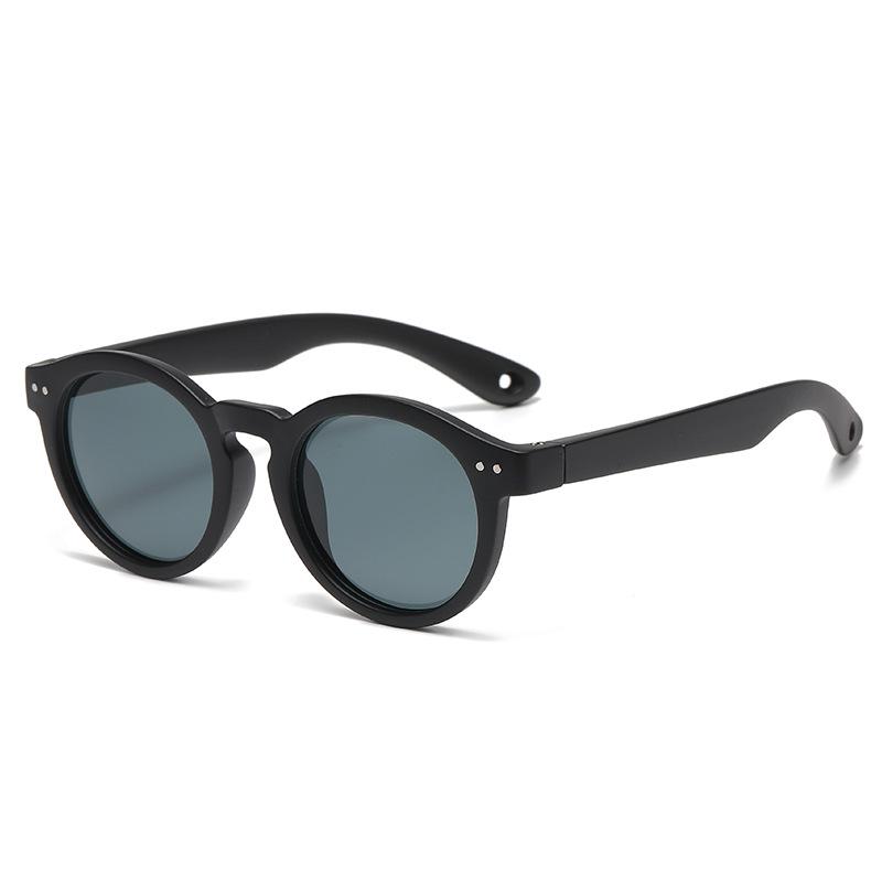 Trendy Kids' Polarized Sunglasses: Soft Silicone, Sun Protection, Stylish Outdoor Eyewear