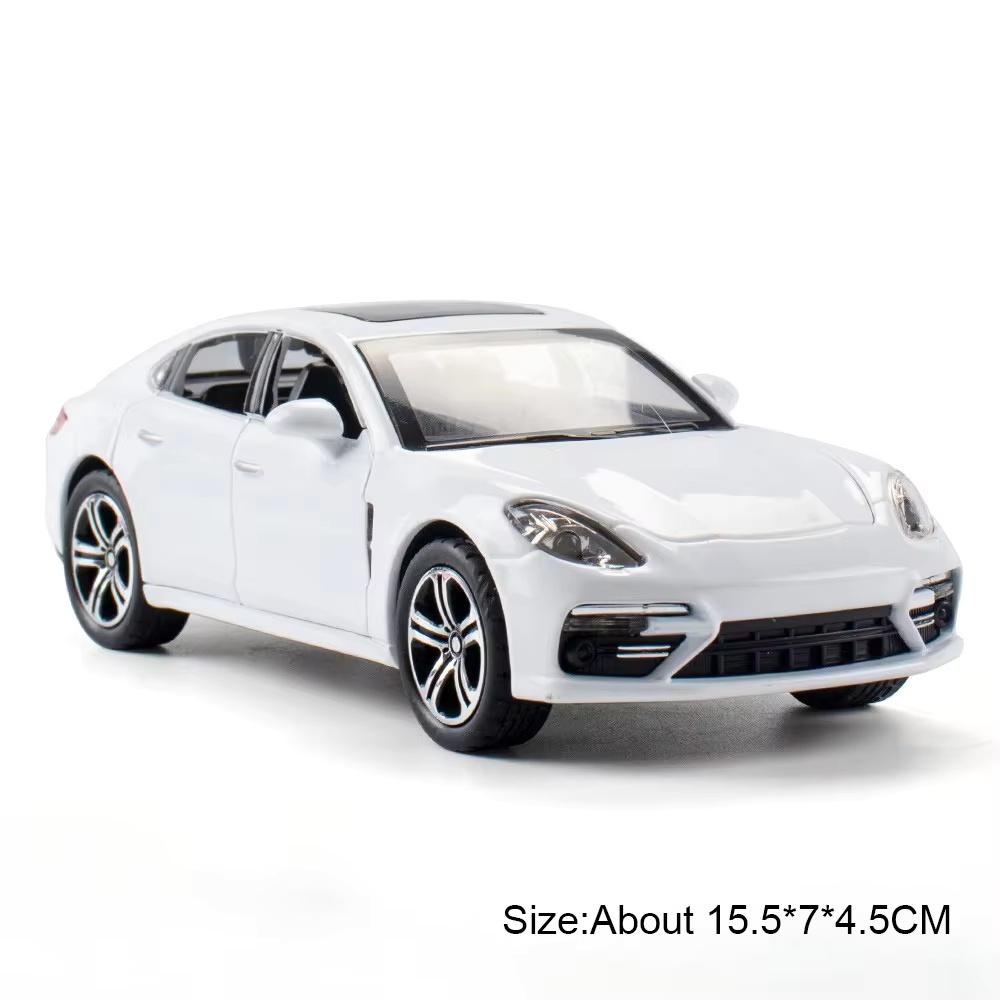 1:32 Macan Panamera Modèle de Voiture de Sport en Alliage Jouets Moulés Sous Pression Portes 4 Portes Ouvertes Avec Son Lumière Rétroaction Métal Véhicules Cadeaux Garçons