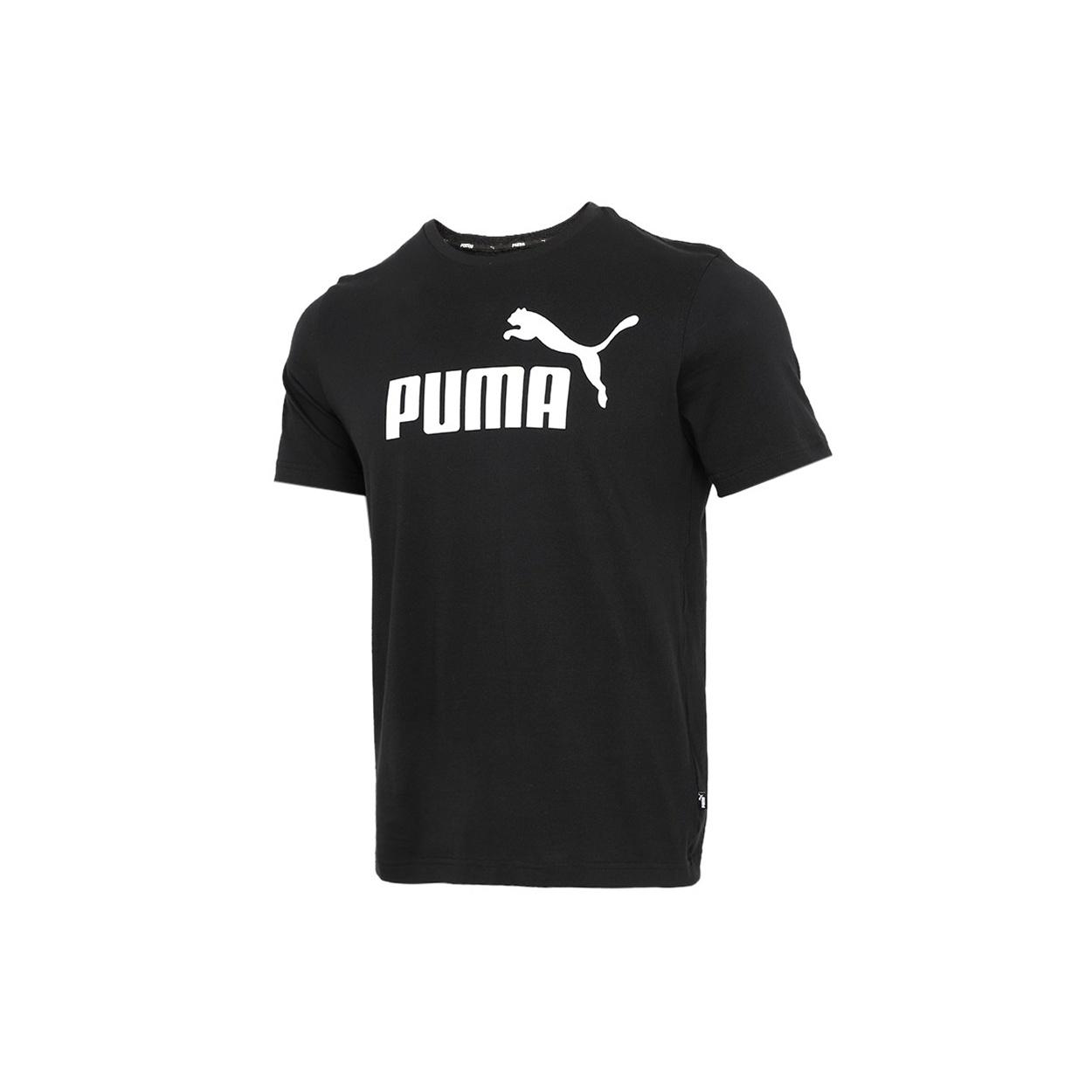 PUMA Polyester T-Shirt  Black  Men s 845575-01 L