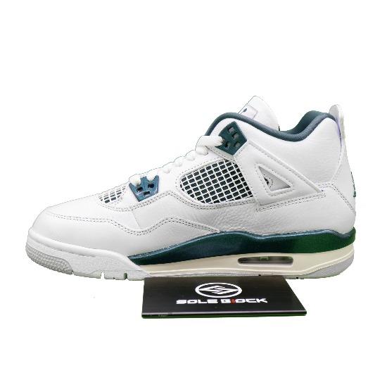 

Air Jordan 4 Retro Окисленный Зеленый Белый Юношеский Детский AJ4 Повседневный GS FQ8213-103 EU 36 зелёный/белый