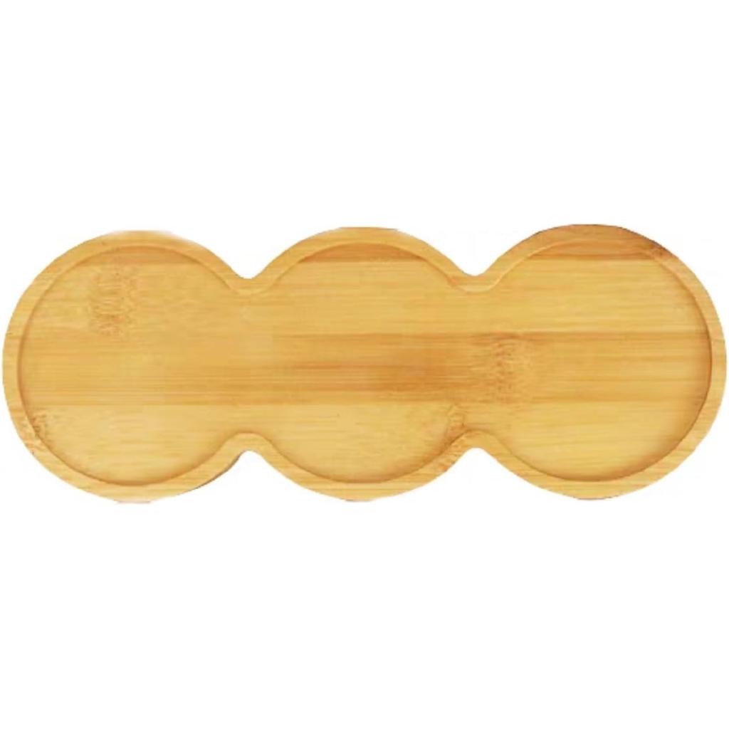 Bamboo soap Dispenser Tray, Bathroom Countertop T ray Kitchen T ray Bamboo Tray Sink T ray Dresser Jewelry Ring Dish, Comestic Holder Bathtub