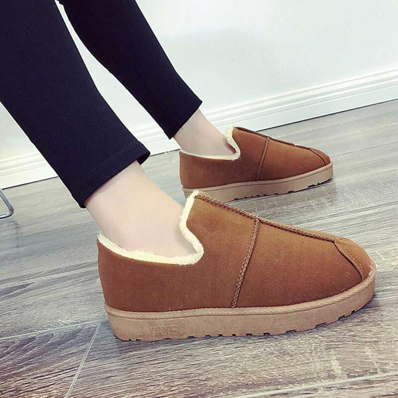 Winter Women s Warm Suede Fur Lining 4 Colors Khaki 6780₽