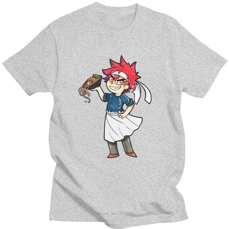 Funny Japanese Anime Food Wars T Shirt Unisex Cotton Unisexga Tshirt Short Sleeved Unisexga Shokugeki No Soma Yukihira Tee Clothing
