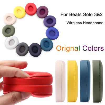 1 Pair Hot Foam Earmuffs Earbuds Cover Ear Pads Cushion Replacement For Beats Solo 3 2 Wireless