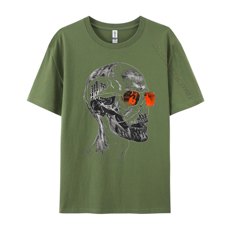 Unisex Clothes Zombie Costume Halloween Sunglasses Art Zombie Tshirt Tee Tops Cotton Oversized T Shirt Cool TShirt