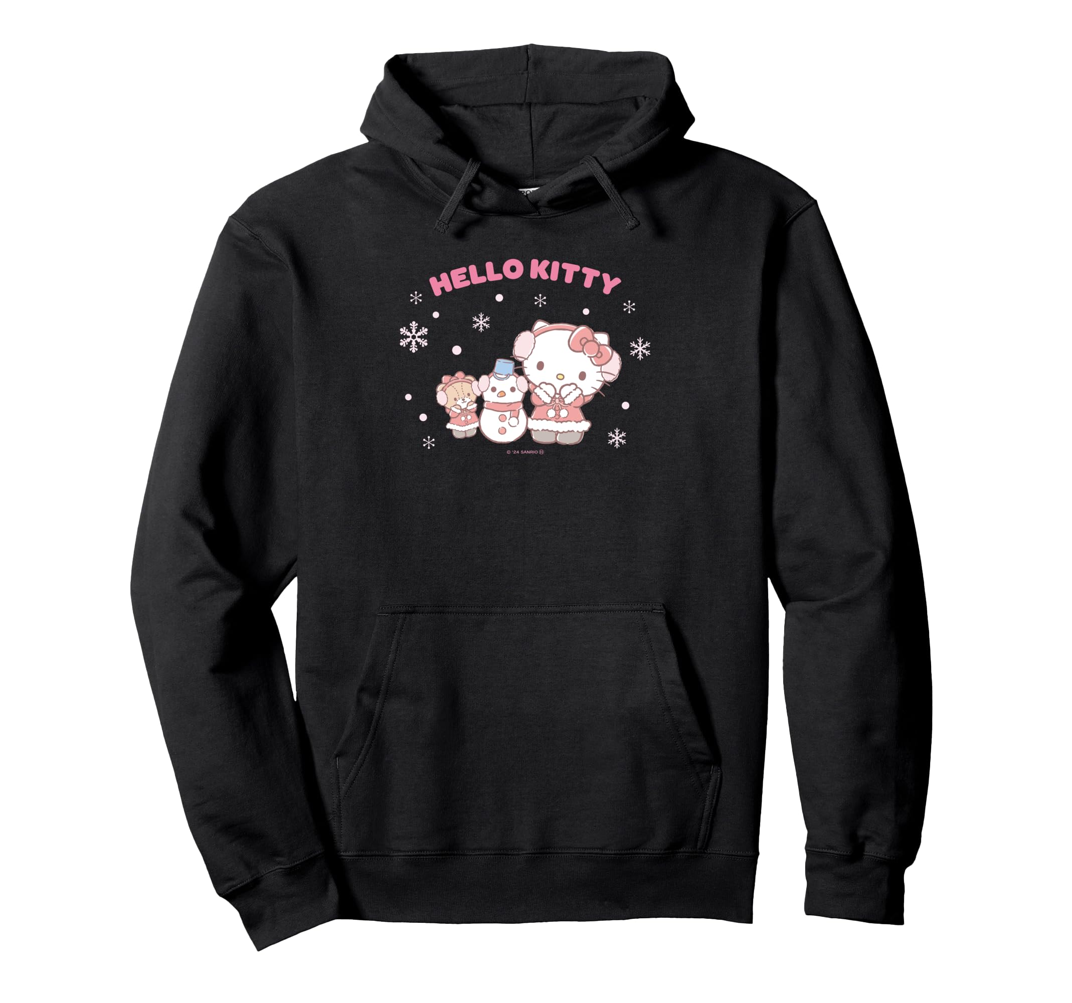 

Парка Hello Kitty для теплой зимы чёрный