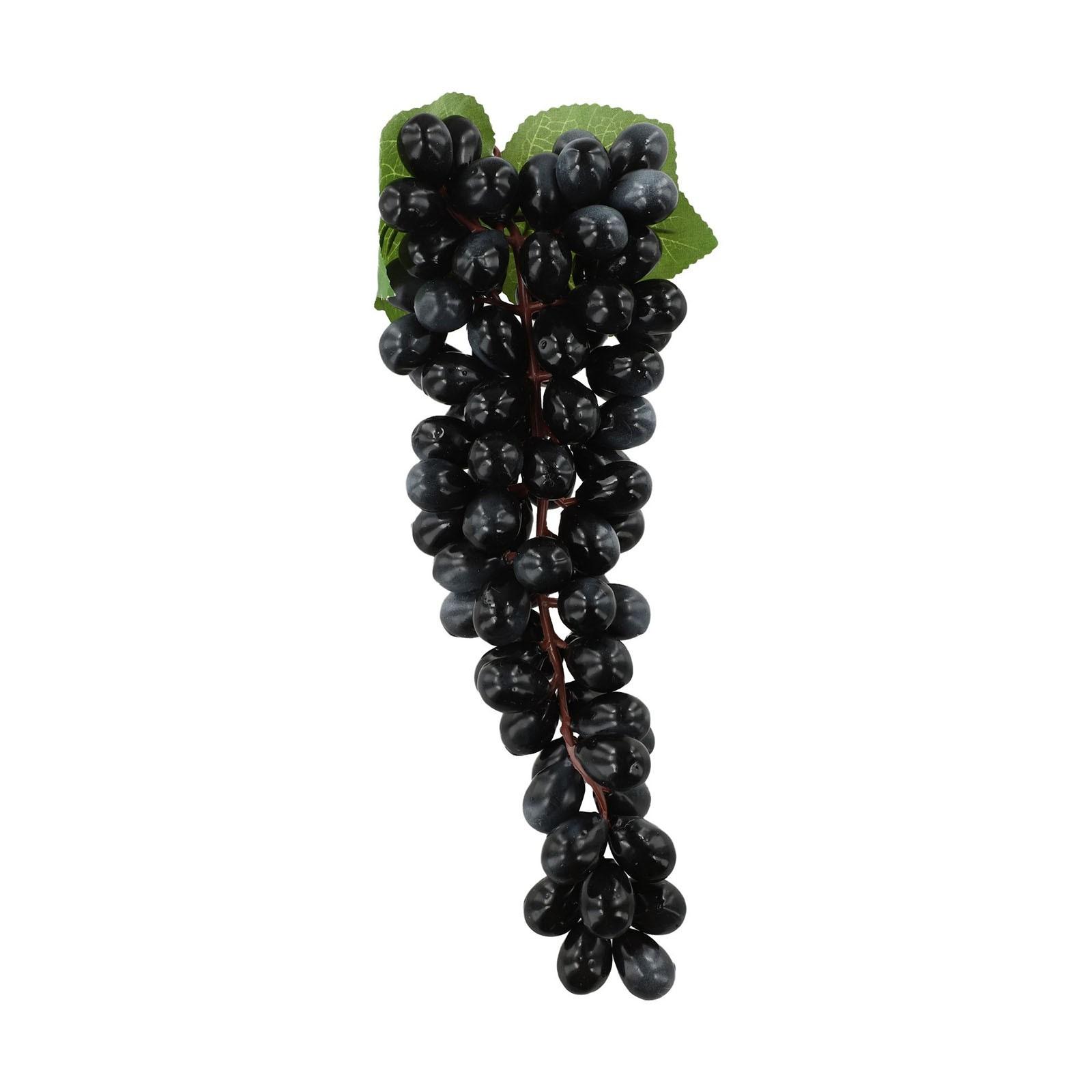 

Artificial Grapes A Bunch Of Grapes Decorative Garden black grapes