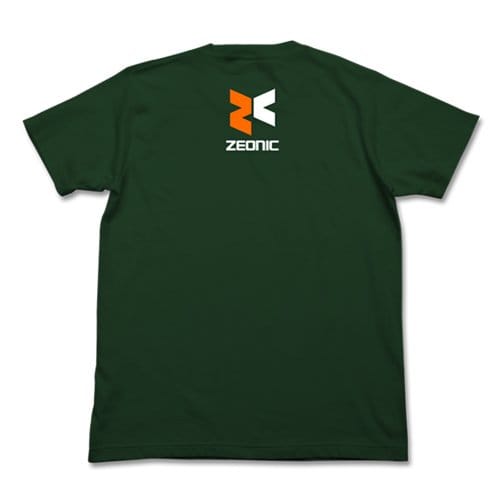 COSPA Mobile Suit Gundam Zeonic T-shirt, IVY GREEN, XL Size