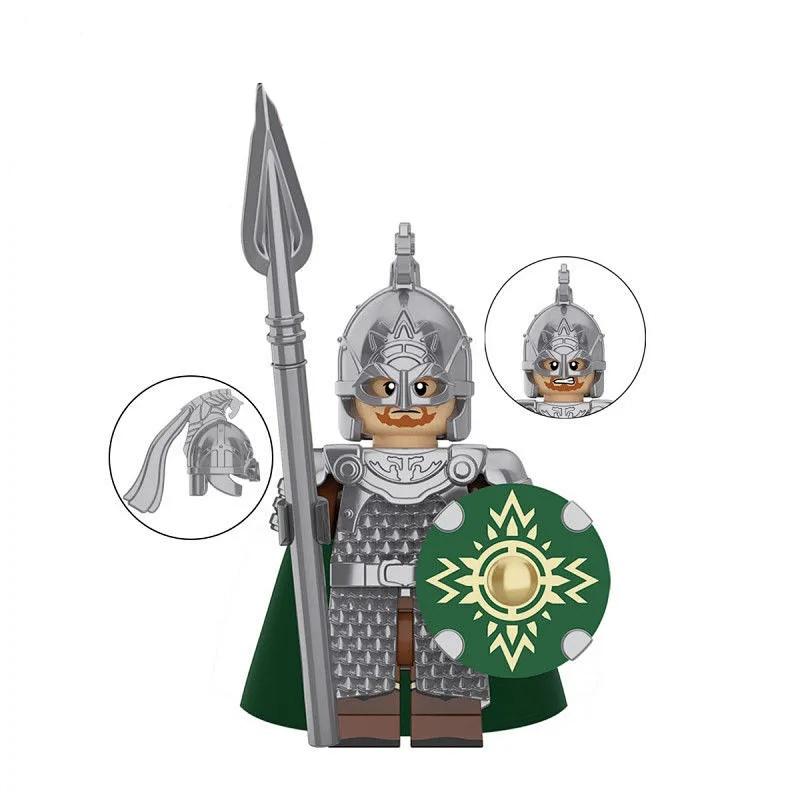 Medieval Cavalry Guard Assembling Building Blocks Minifigure Toy