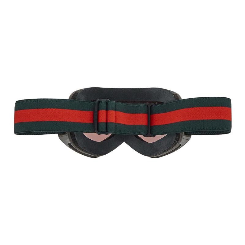 Gucci Beschlagfreie Schnalle Damen Grün Verschleißfeste Skibrille