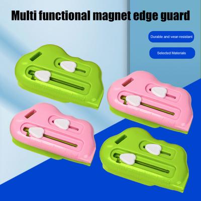 Magnetic Seam Guide 3 In 1 Multifunctional Sewing Guide with Scale Needle Threader Seam Opener Seam Guide Hemmer for Sewing Machine