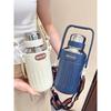 Large-Capacity Insulated Cup 316 Stainless Steel Simple Outdoor Portable Water Bottle Tea and Water Separation Girls' Water Cup Boys' Car-Mounted