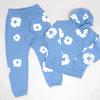 ZYLLO New Fashionable Foam Cotton Printed Hoodie, European and American High Quality Men's Sports Suit