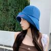Love Embroidery Fisherman's Hat Foldable Bucket hat Trendy Sun Hat  Women