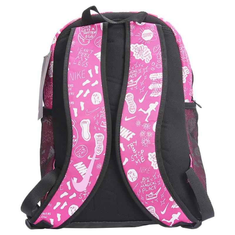Nike Polyester Backpack Regular Unisex Pink Casual