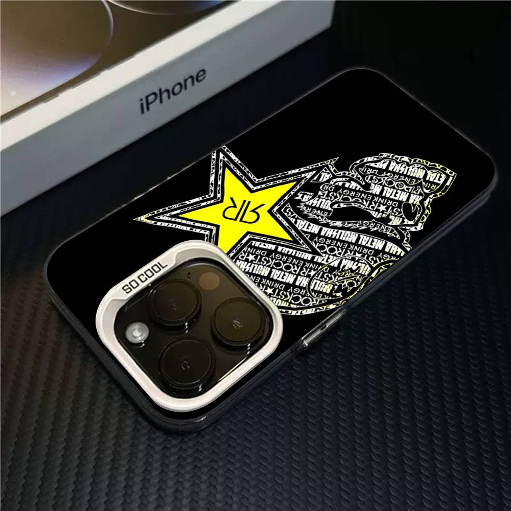 Rockstar Energy Drink Phone Case For IPhone 17 16 Plus Pro Max 15 14 13 12 11 Matte Colorful Covers