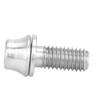 Bicycle Titanium Alloy Water Bottle Cage Screw Bolt M5x12 16mm with Washer (Titanium M5x12)