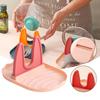 Multi-Functional Reversible Kitchen Shelf Pot Lid Holder Chopstick Storage Rack