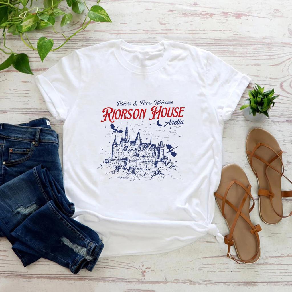 Xaden Riorson House Tee Iron Flame Shirt Fourth Wing Violet Sorrengail Silver One Basgiath War College Dragon Rider Bookish Gift