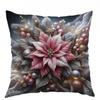 New Santa Claus Pillow Cover Polyester Printed Holiday Decoration Living Room Sofa Cushion Cover Bedroom Pillow