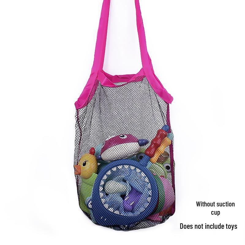 

Cartoon Duck Baby Bath Storage Mesh Bag with Suction Cups