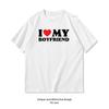 Camiseta Te Amo Mi Novio Mujer Hombre Verano Algodón Camisetas Gráficas Adulto Streetwear Camisetas Tops Cuello Redondo Camiseta Transpirable