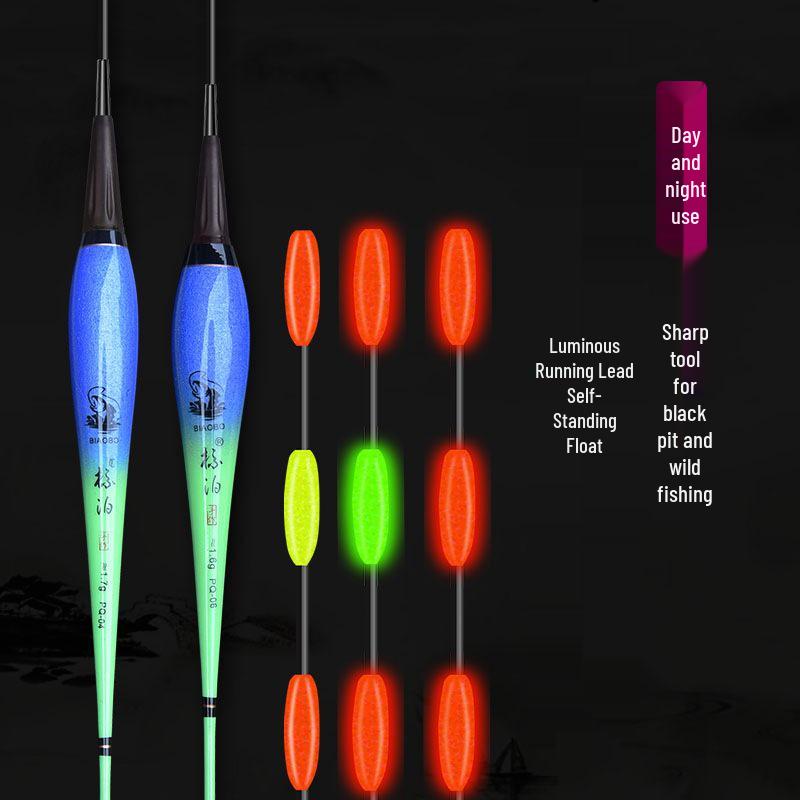 Lead-Free Luminous Dual-Use Electronic Fishing Float for Day/Night - Ideal for Carp and Crucian Carp Fishing