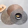 PVC Hollow Round Placemat Heat Insulation Table Mat Non-slid Plate Cup Pot Pad Kitchen Accessories Decoration Home Pad Coaster
