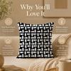 Style G-Geometric StyleS Cushion Cover Double-Sided Printed Pillow Cover Hypoallergenic Dust-Mite Proof