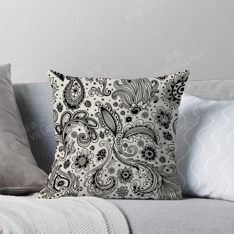 Fall Home Decor Autumn Living Room Throw Pillow Cover Sofa Boho Cushion Cover Morocco