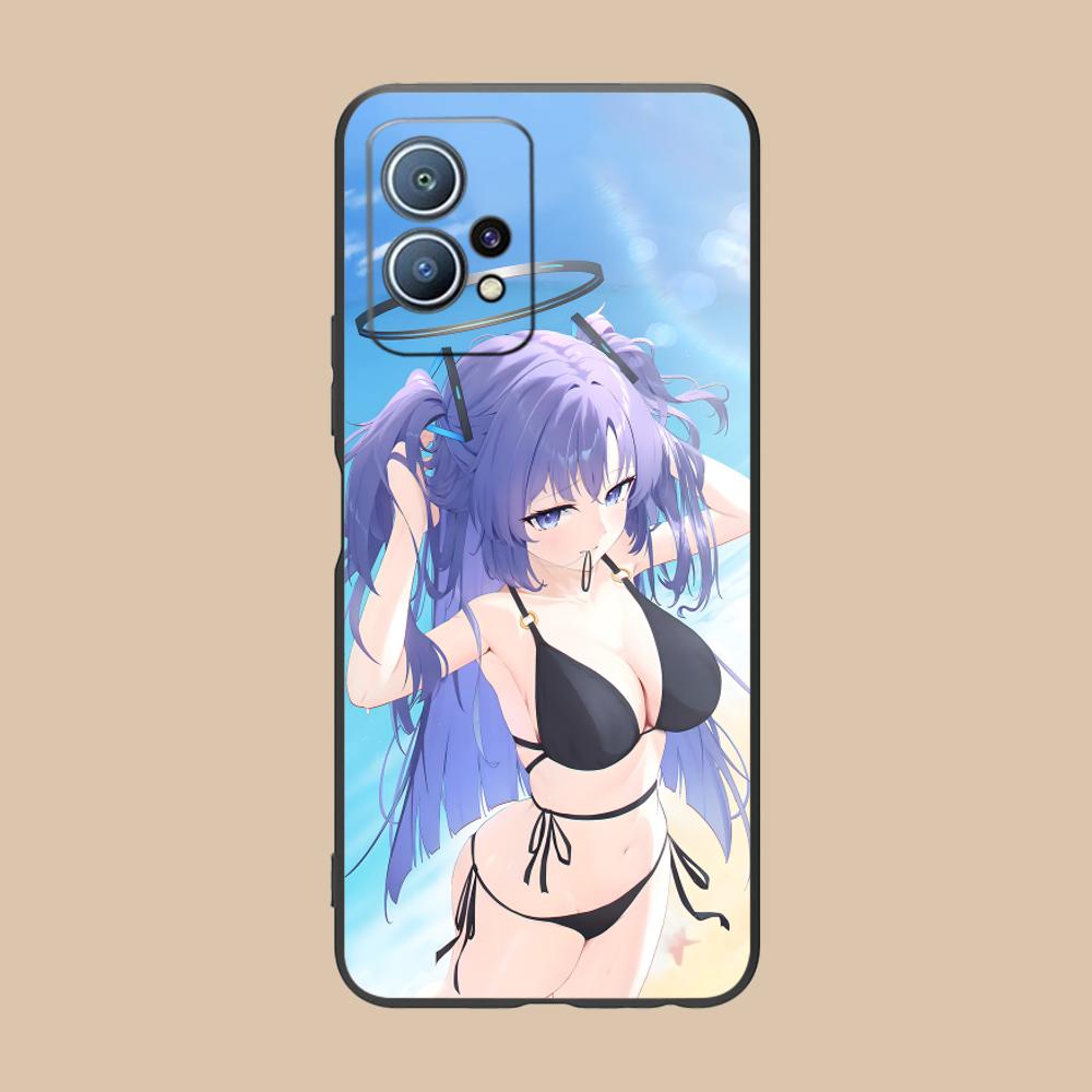 Blue Archive Yuuka Matte Mobile Phone Case for Huawei P60 P50 P40 P30 P20 P10 P9 P8 Pro Lite Plus Colorful Printing Cover